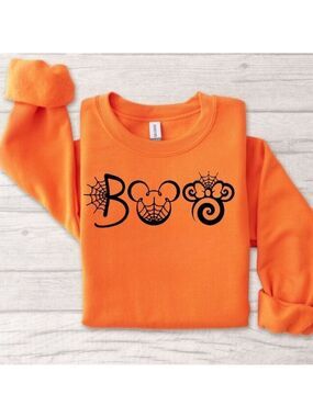 Disney Boo Halloween Sweatshirt Sweater